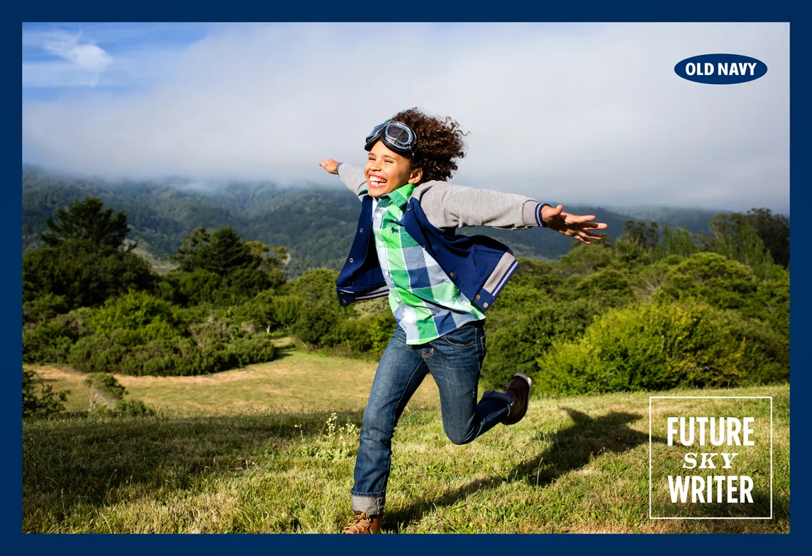 Advertising photoshoot for Old Navy