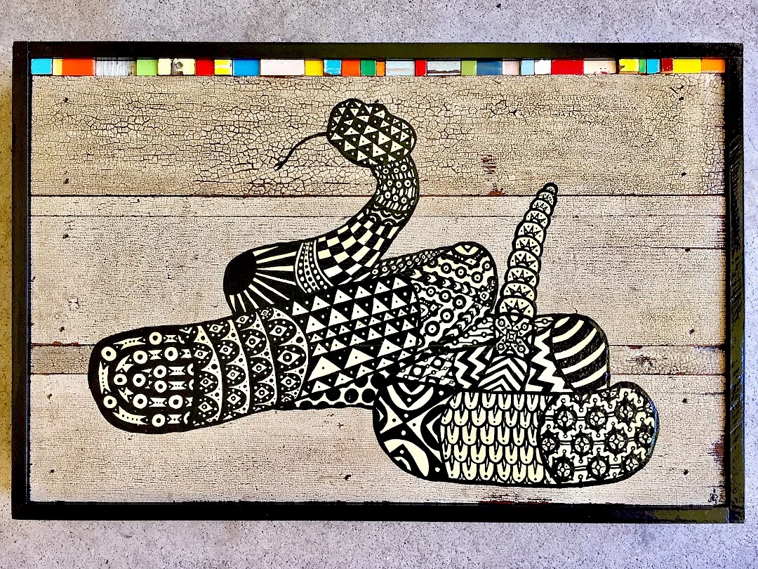 Rattlesnake. On Peyote (Part of The Peyote Series) Brian Phillips