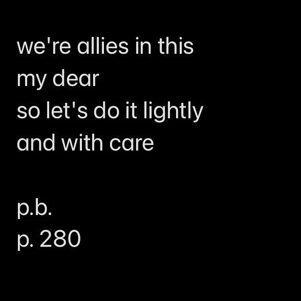 May 10, 2022 
Page 280
🙏🏻❤️
@pegalito + @anjoola8 + @jen.broemel 

#erasurepoetry #blackoutpoetry #blackoutpoem #poetry #poems #poem #scribble #scribbleitout #poetryisart #artispoetry #thefountainhead #fountainheaddaily #scribblebookpenpoemart #dai