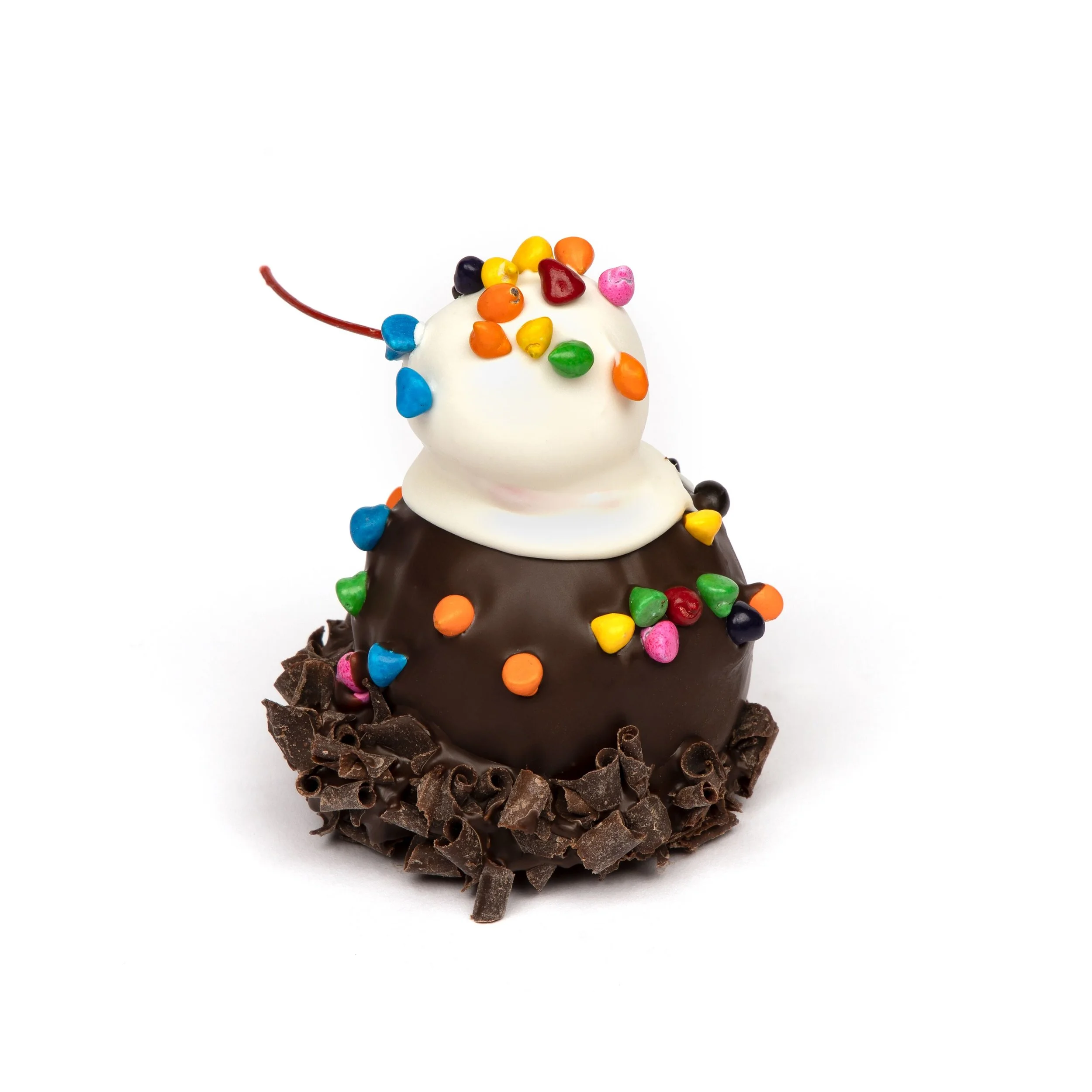 Chocolate Cherry Chunk Truffle Cake