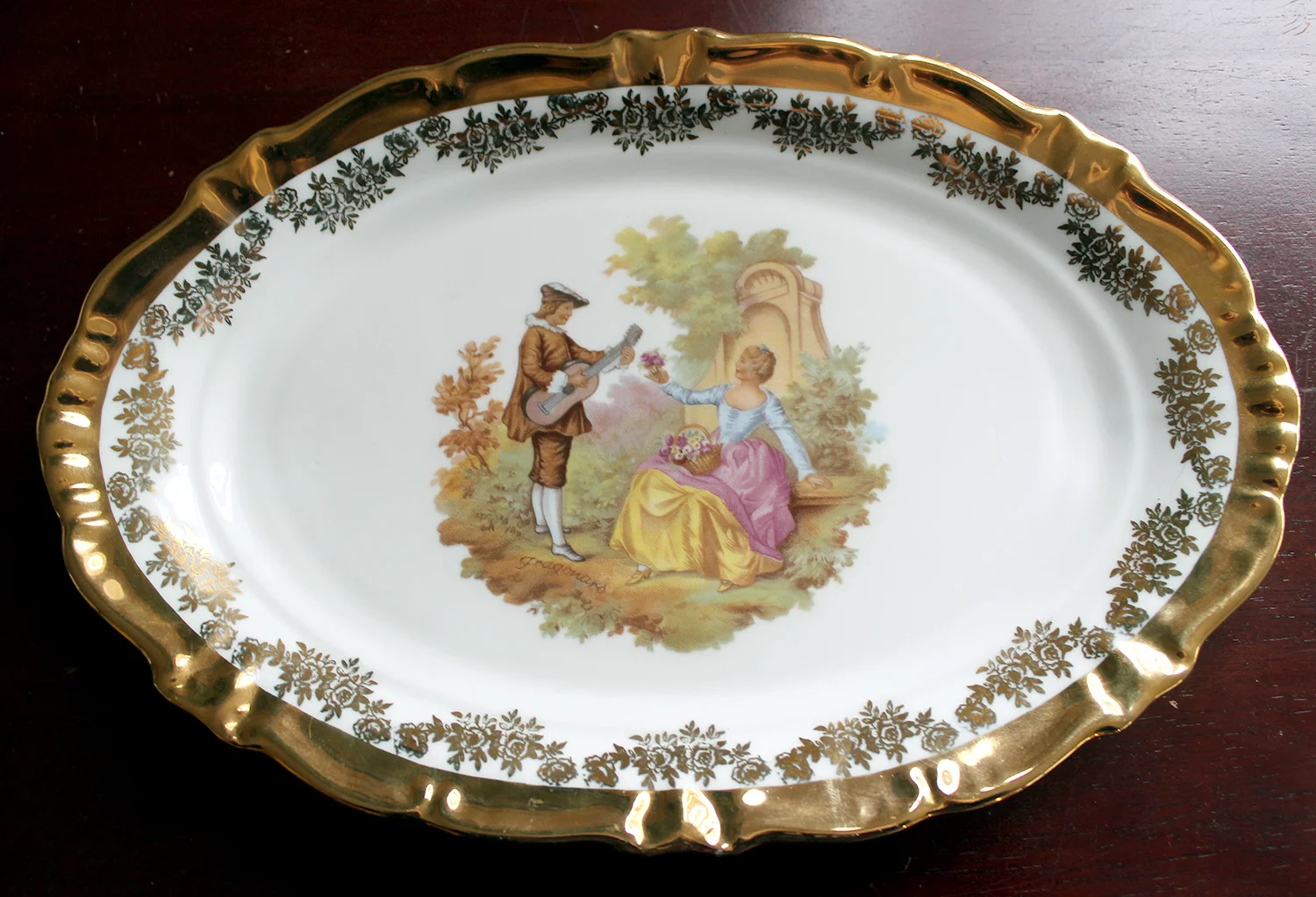The Fragonard Love Story Courting Couple Motif The English Teacup Shop