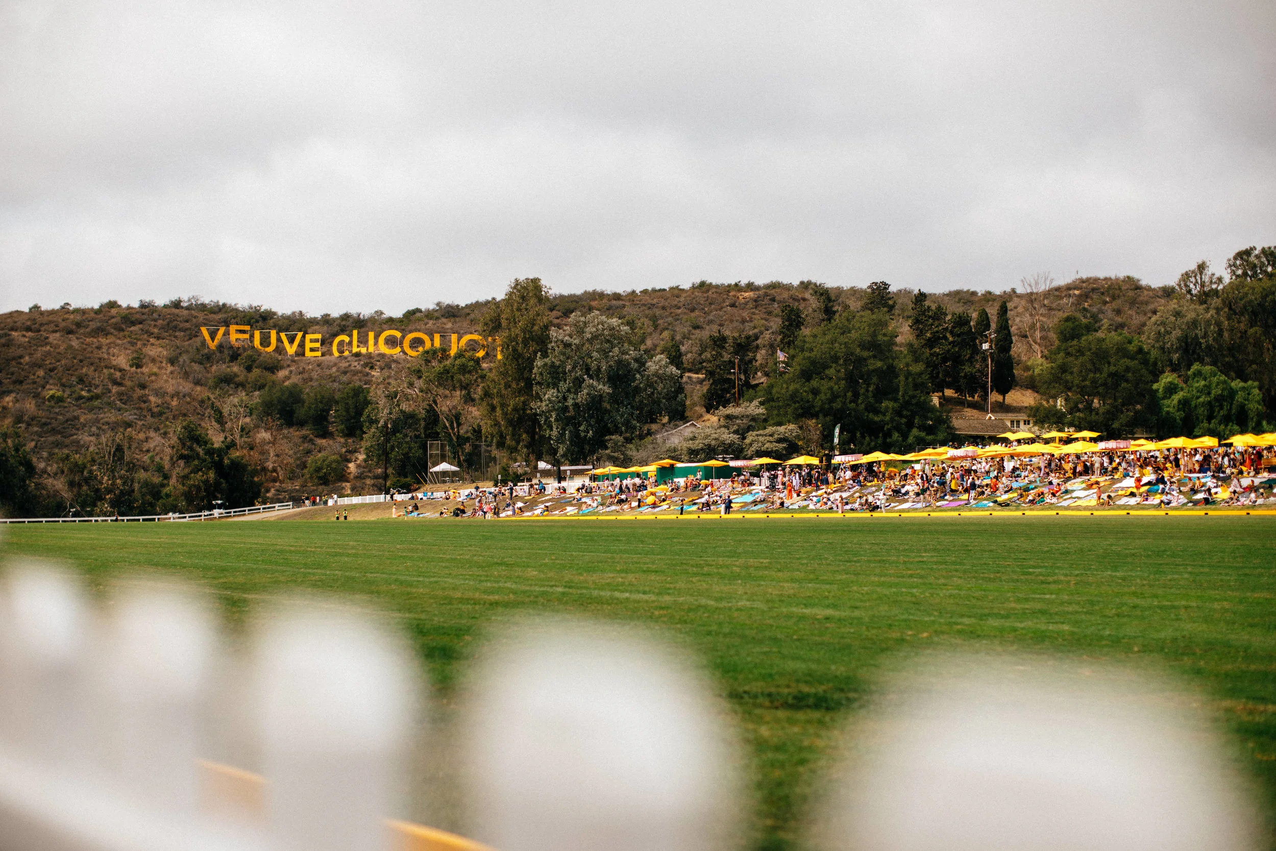 A pristine polo field ready to be trampled by Polo legend Nacho Figueras and his wife Delfina.