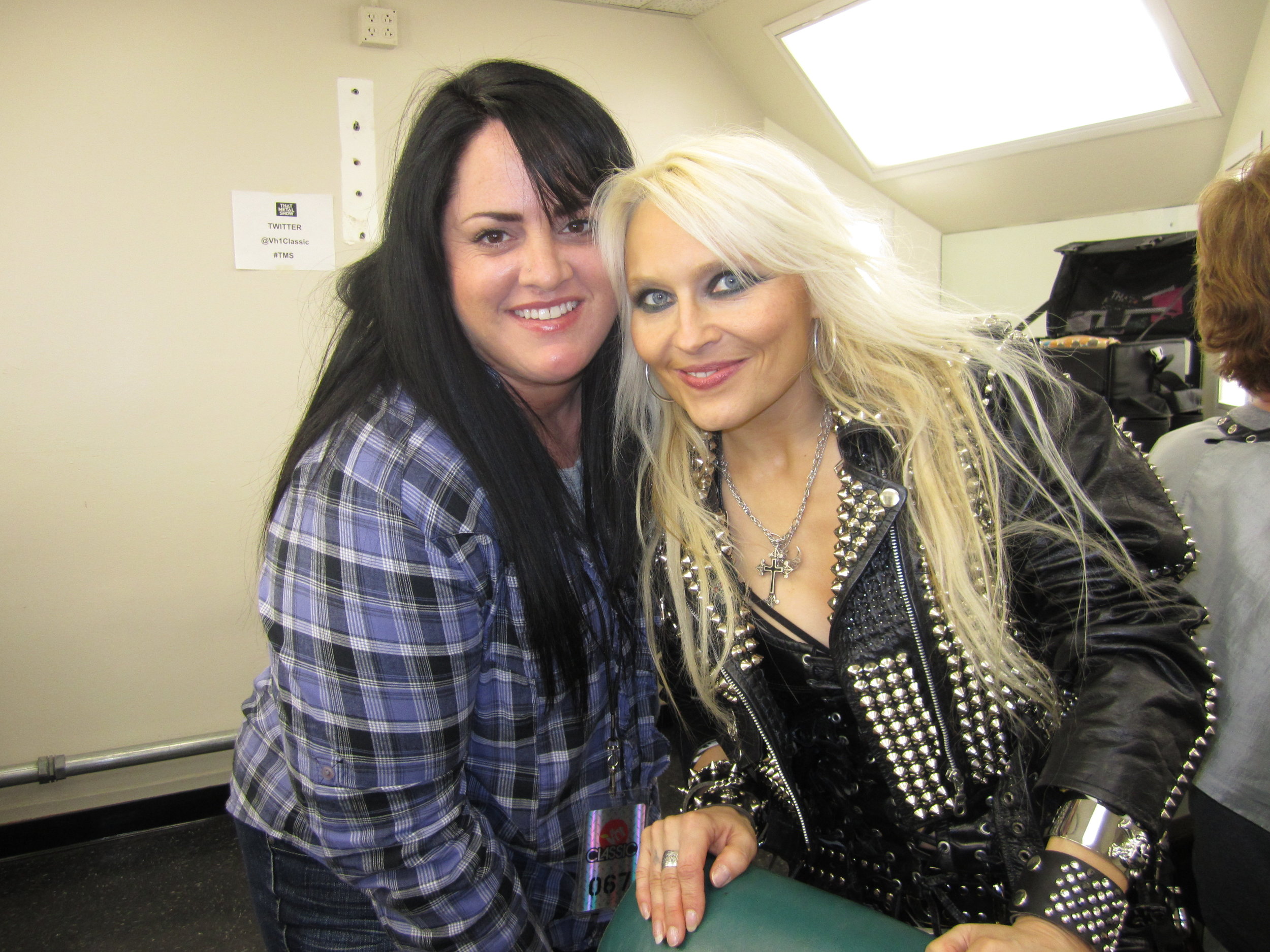 with Doro Pesch on That Metal Show.jpeg
