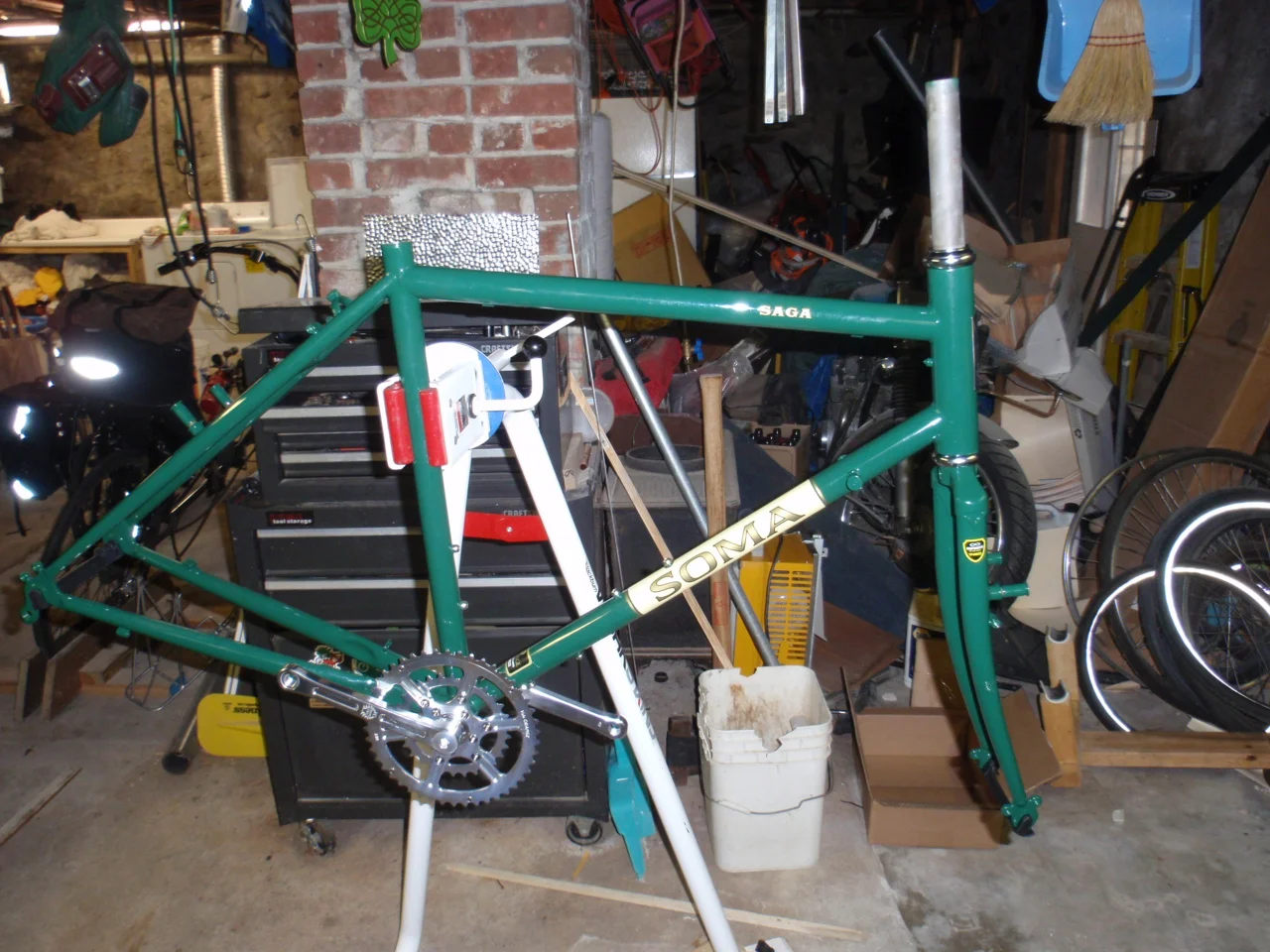 The build begins