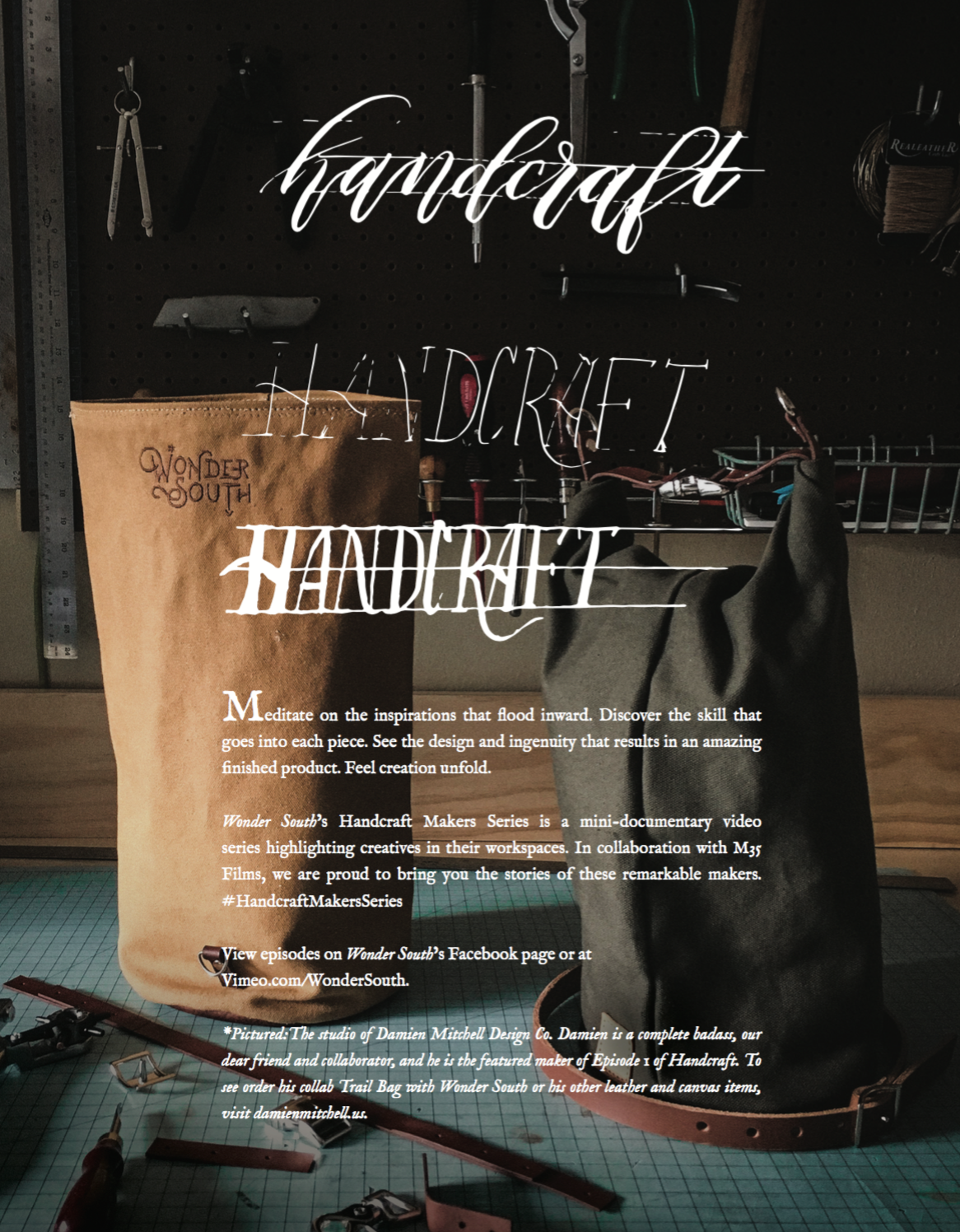 as well as some fresh looks at our U.S.A.-crafted WONDER SOUTH brand goods.