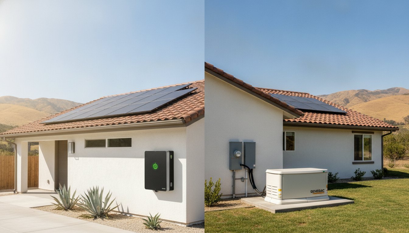 Generac vs. Solar Battery Backup: Choosing the Best Energy Shield for Your SoCal Home