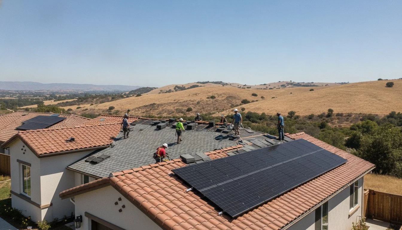 The Strategic Advantage: Benefits of Using One Contractor for Roofing and Solar in SoCal