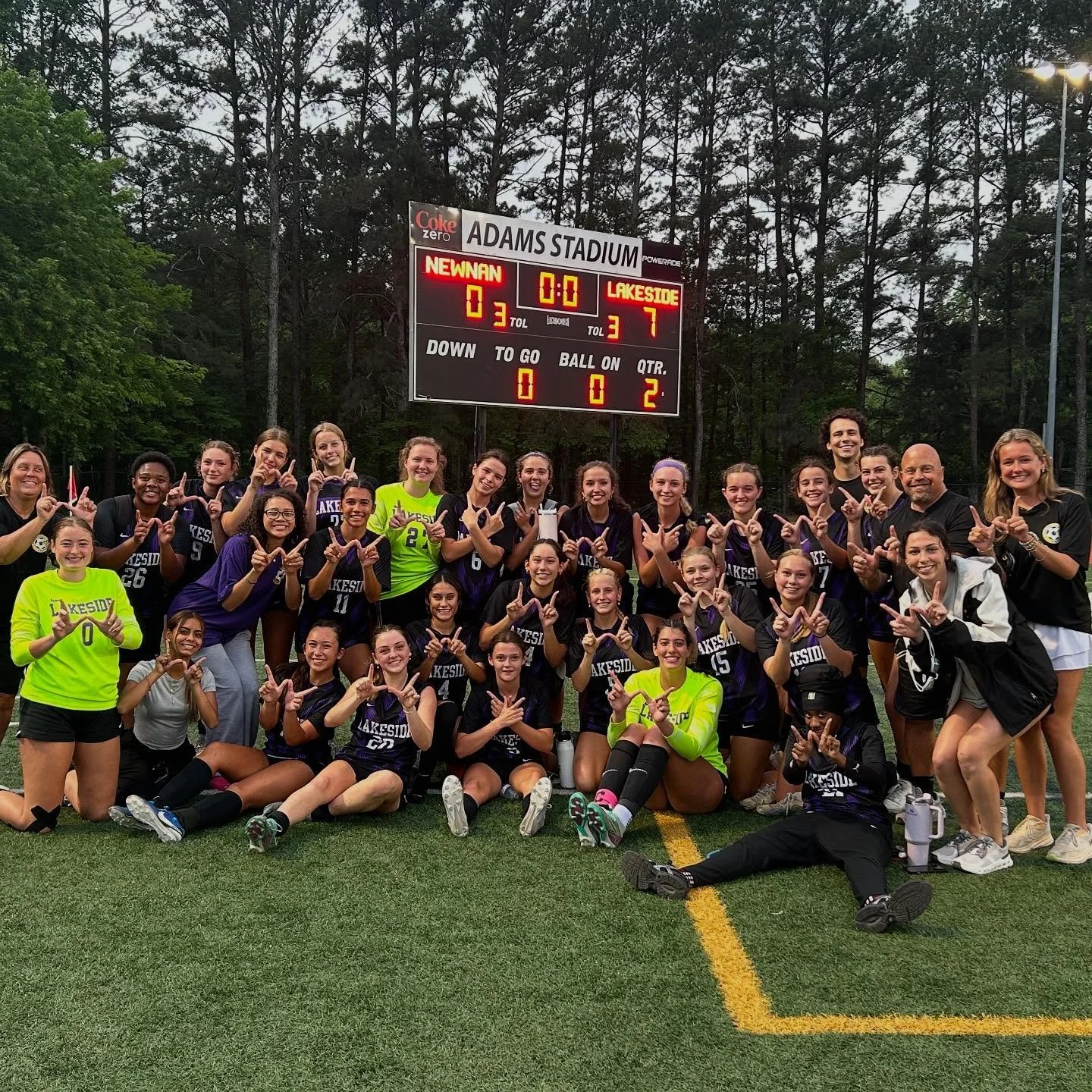 Cruising on into the Sweet Sixteen!!🥳 Congrats to the Lady Vikings who dominated their game against Newnan!!! Great team win!!! 

Rd 2 playoff game will be on Tuesday, April 29th, against Rosewell High School at 6pm.

Go Vikings!!🔥🔥