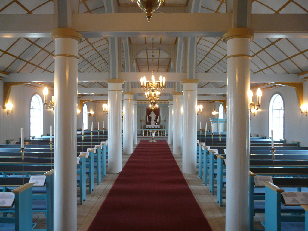 Zion's church immaculate interior