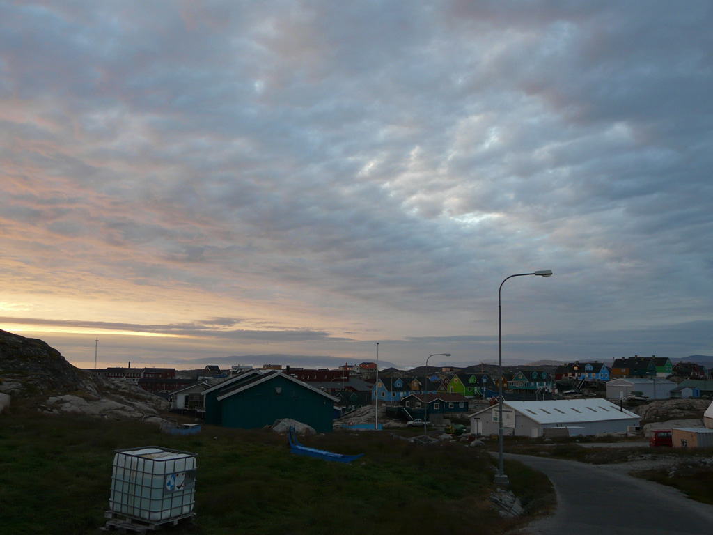 Ilulissat under the midnight sun