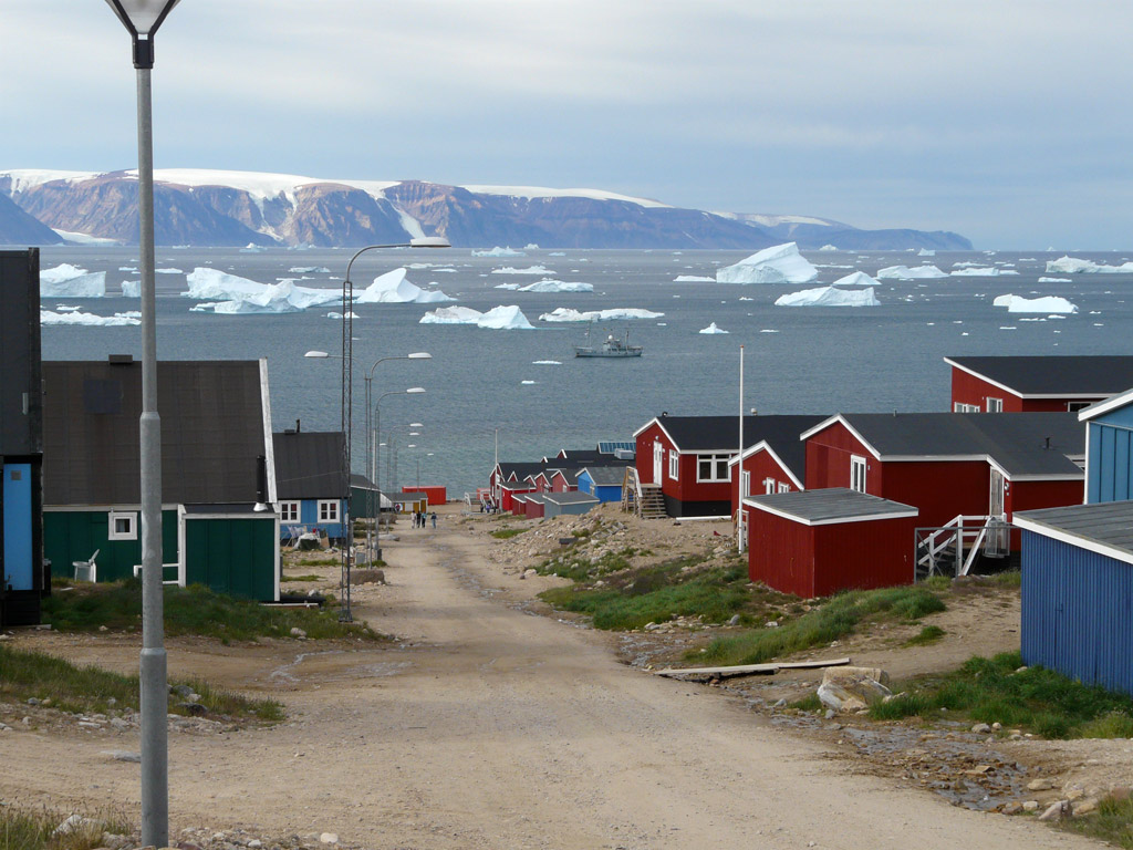 the rough-and-tumble town of Qaanaaq, a modern-day frontier outpost