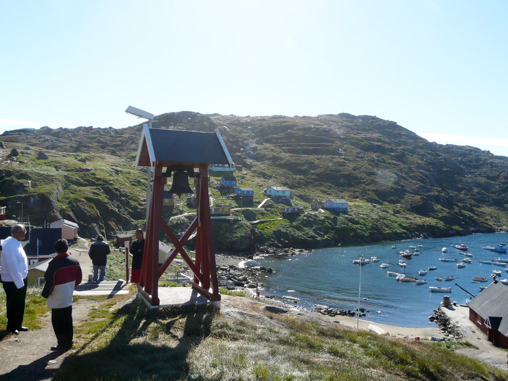 Kangersuatsiaq, a village ninety minutes south of Upernavik by boat