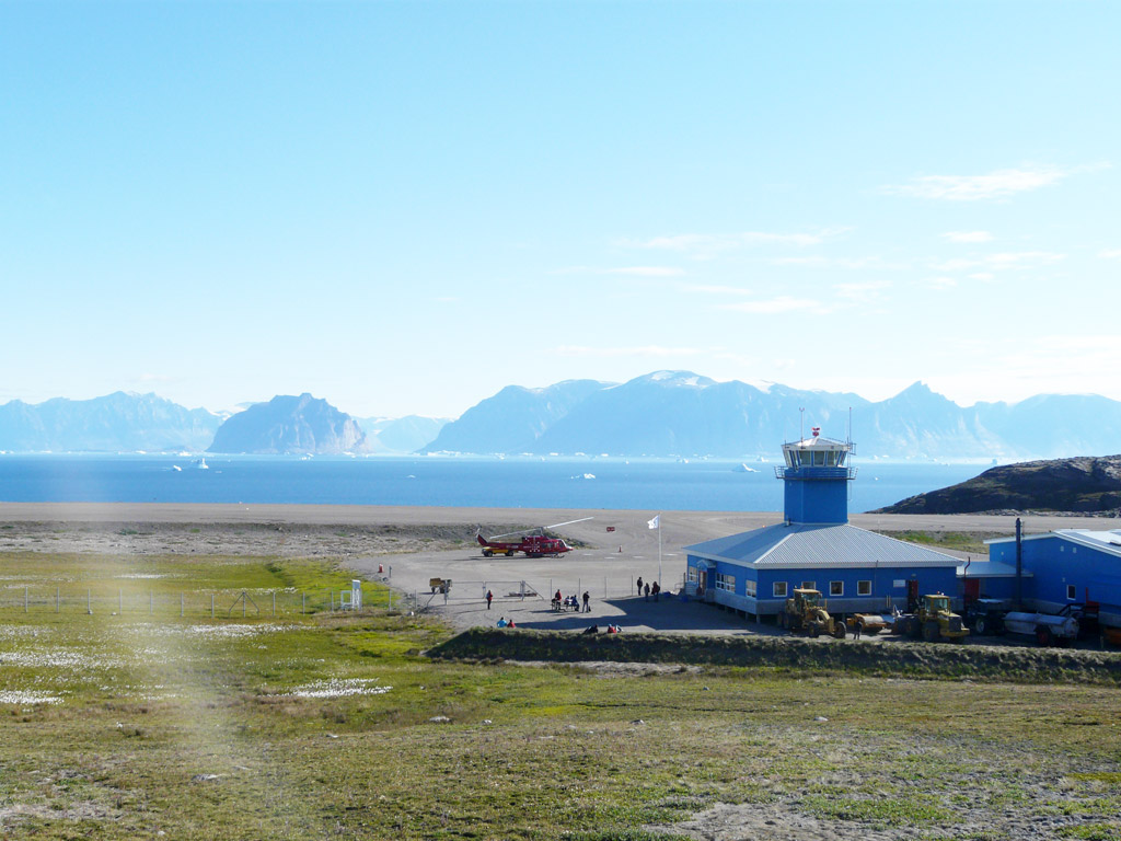 Qaarsut airport, gateway to Uummannaq and north Greenland