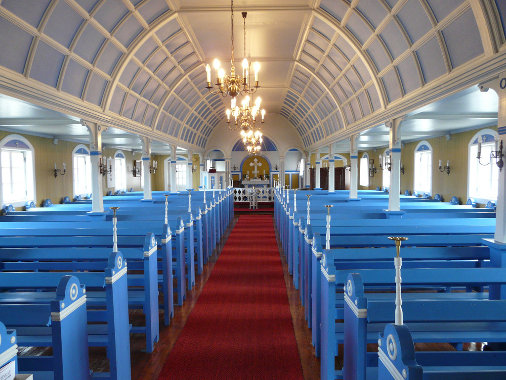 inside Narsaq Church