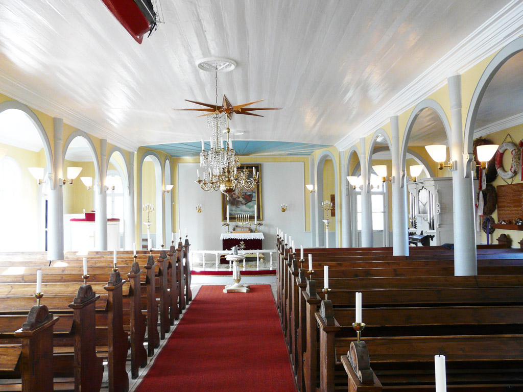 inside the Church of Our Saviour