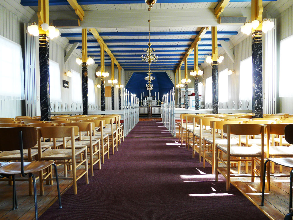 inside Nanortalik Church
