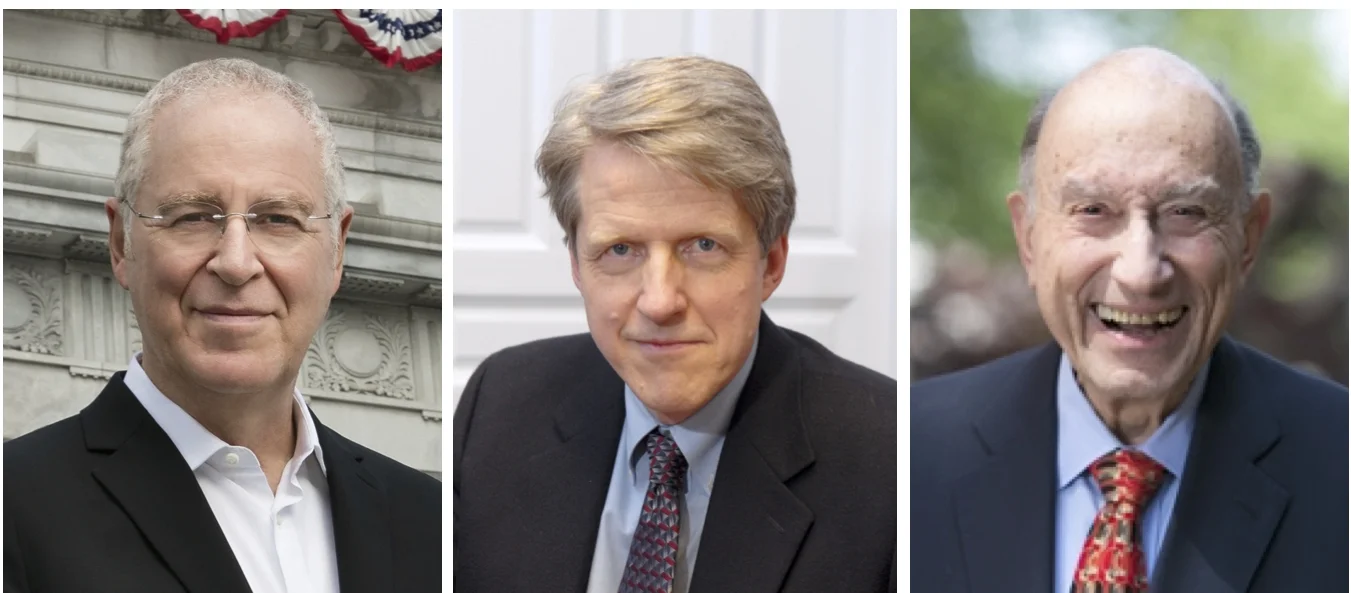 Ron Chernow, Robert J. Shiller and Michael I. Sovern