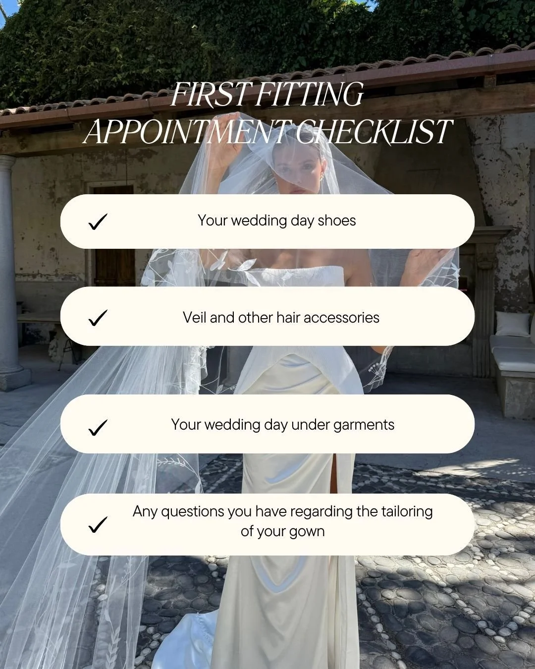 Have you got an upcoming First Fitting Appointment to begin the tailoring for your special gown? 

Make sure you're prepared to ensure your tailoring journey is smooth and enjoyable. 💖

#BridalTailoring #WeddingDressDesign #CustomBridalWear #Alterat