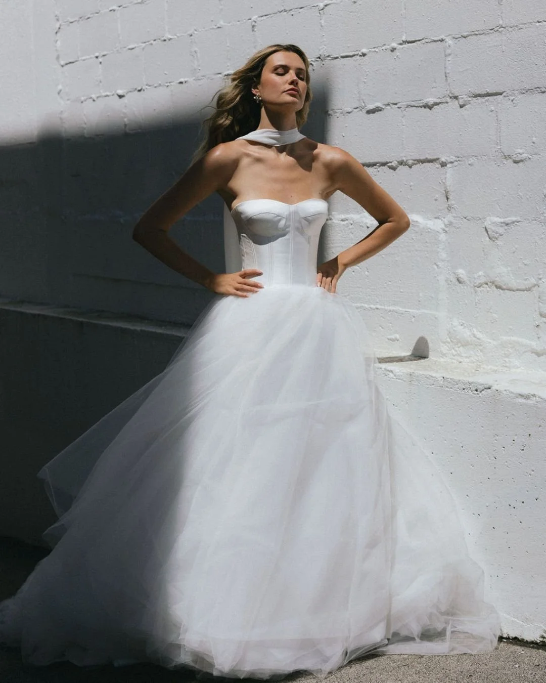 Florence from @Heracouture just landed in store today!

Designed with an exposed bustier, Florence&rsquo;s Silk Drill Satin corset contours to a bride&rsquo;s body perfectly. The bodice is slightly longer than the natural waistline to accentuate and 