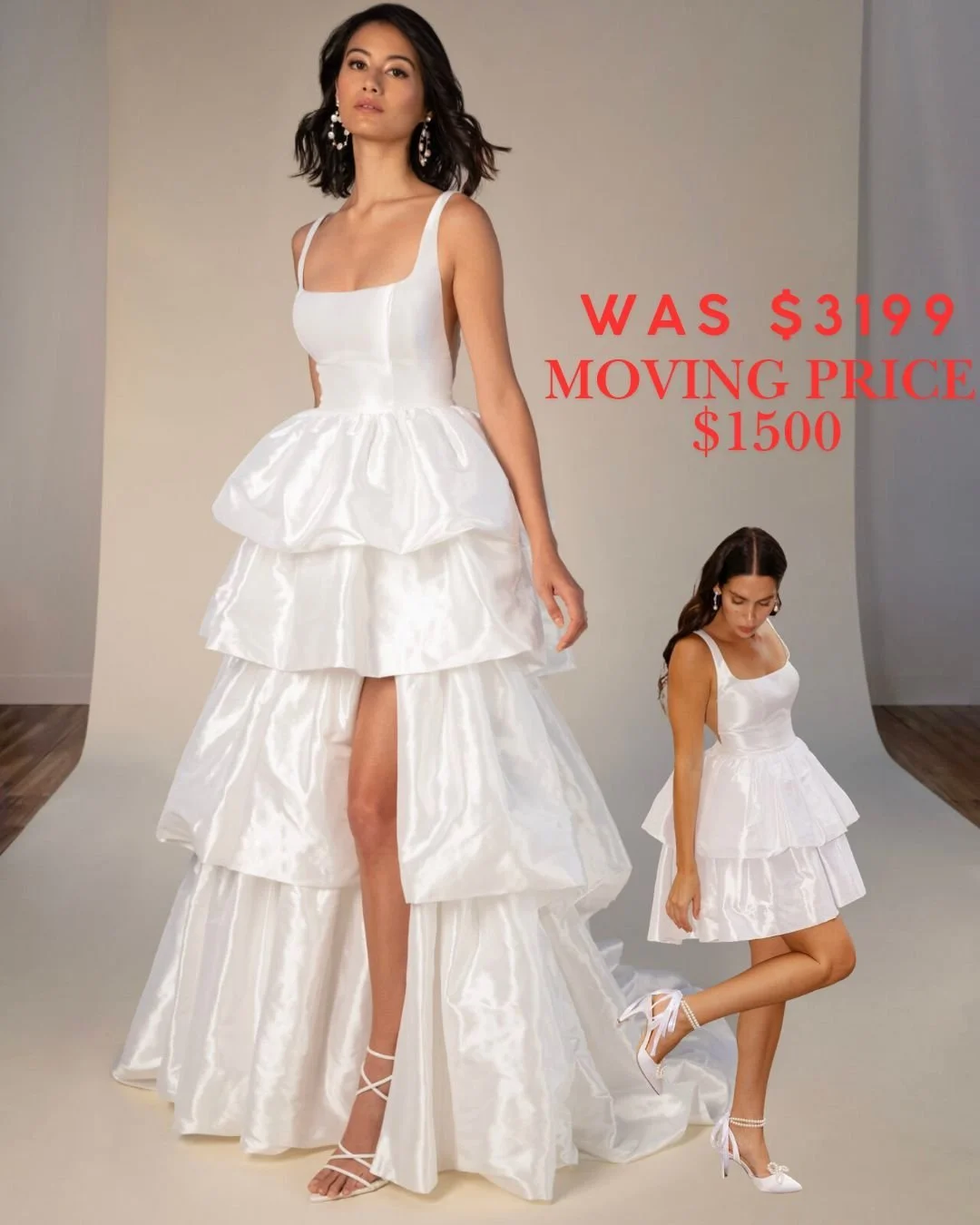 Cool Bride Vibe #annabelsbridalstudio #allwhowander Moving Sample sale