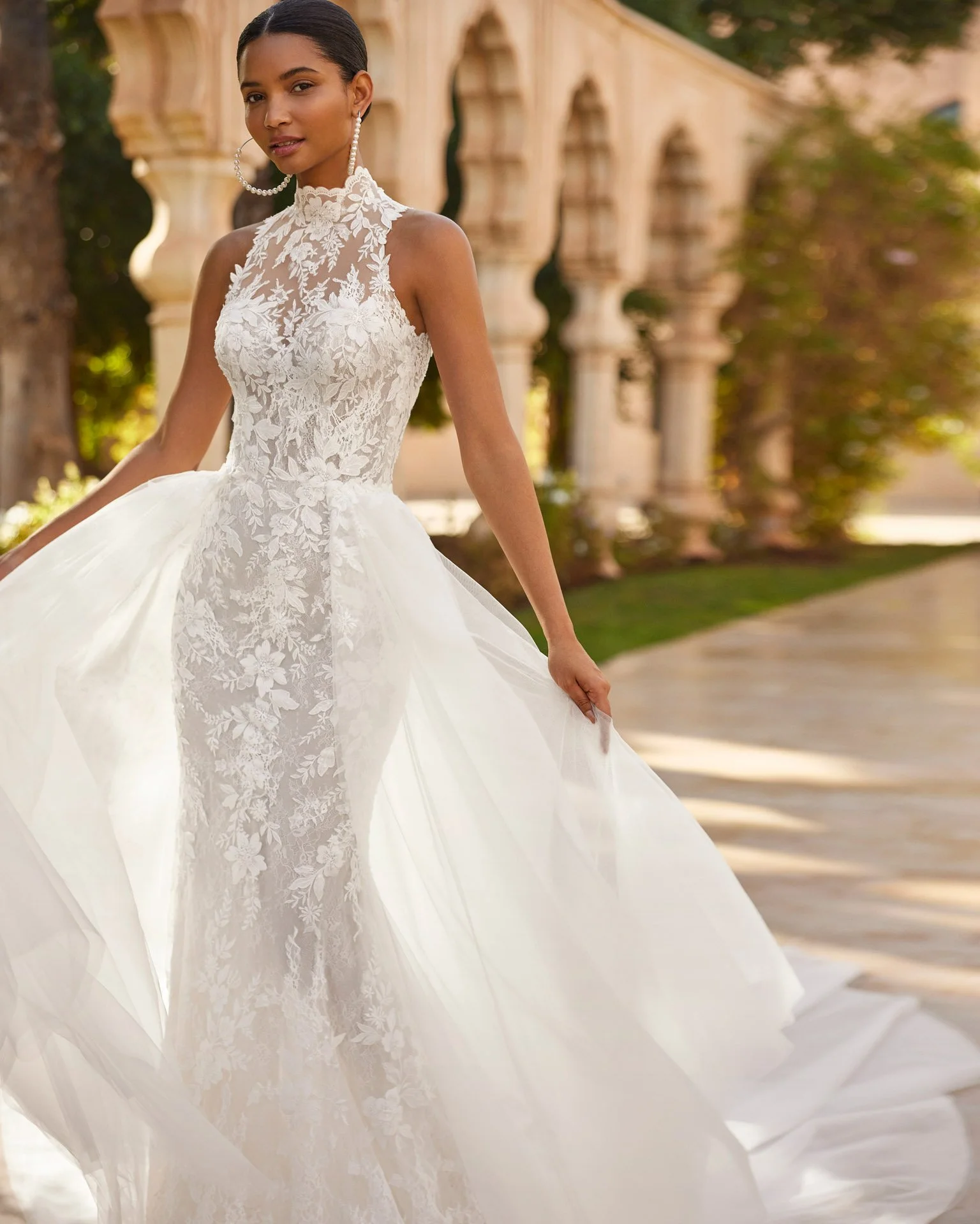 Olite gown & overskirt 