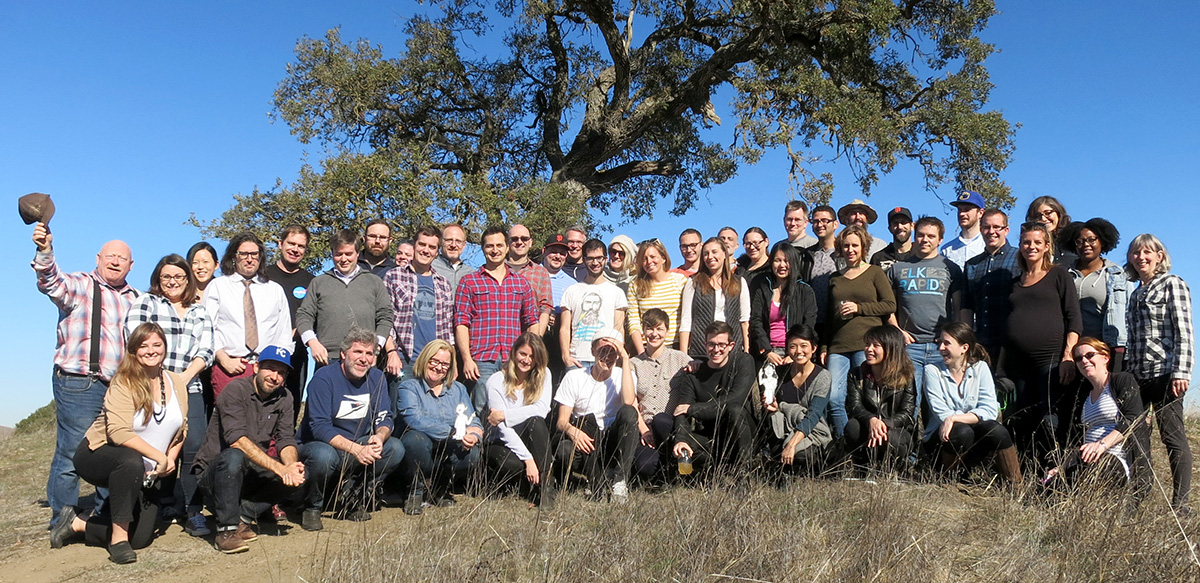 The folks from the San Francisco design company bond at the Ranch.