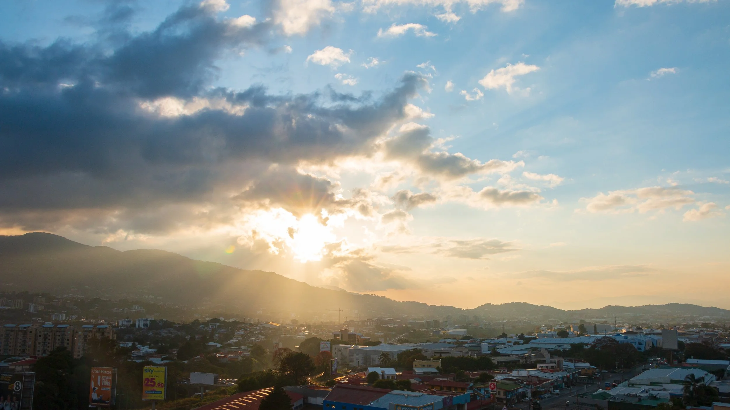  Rooftop Sunset - San Jose - Costa Rica 