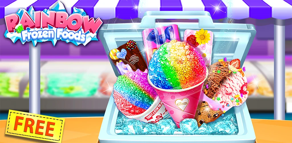 Summer Rainbow Frozen Foods!
