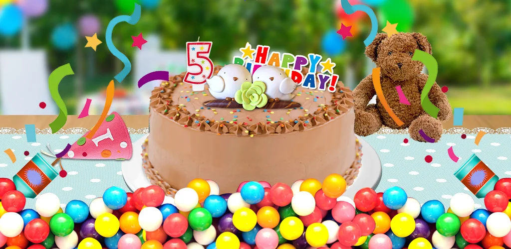 Birthday Cake! - Crazy Cooking Be a kid chef by following the recipes! Bake and decorate by fruits & cream!