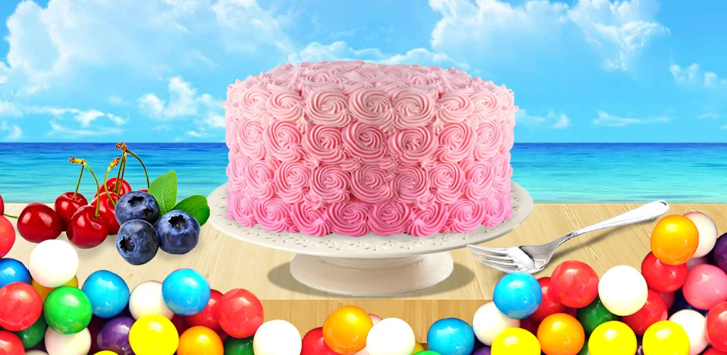 Cake Maker - Free! Bake, coated with creams & decorate! Just like you're making a real cake!