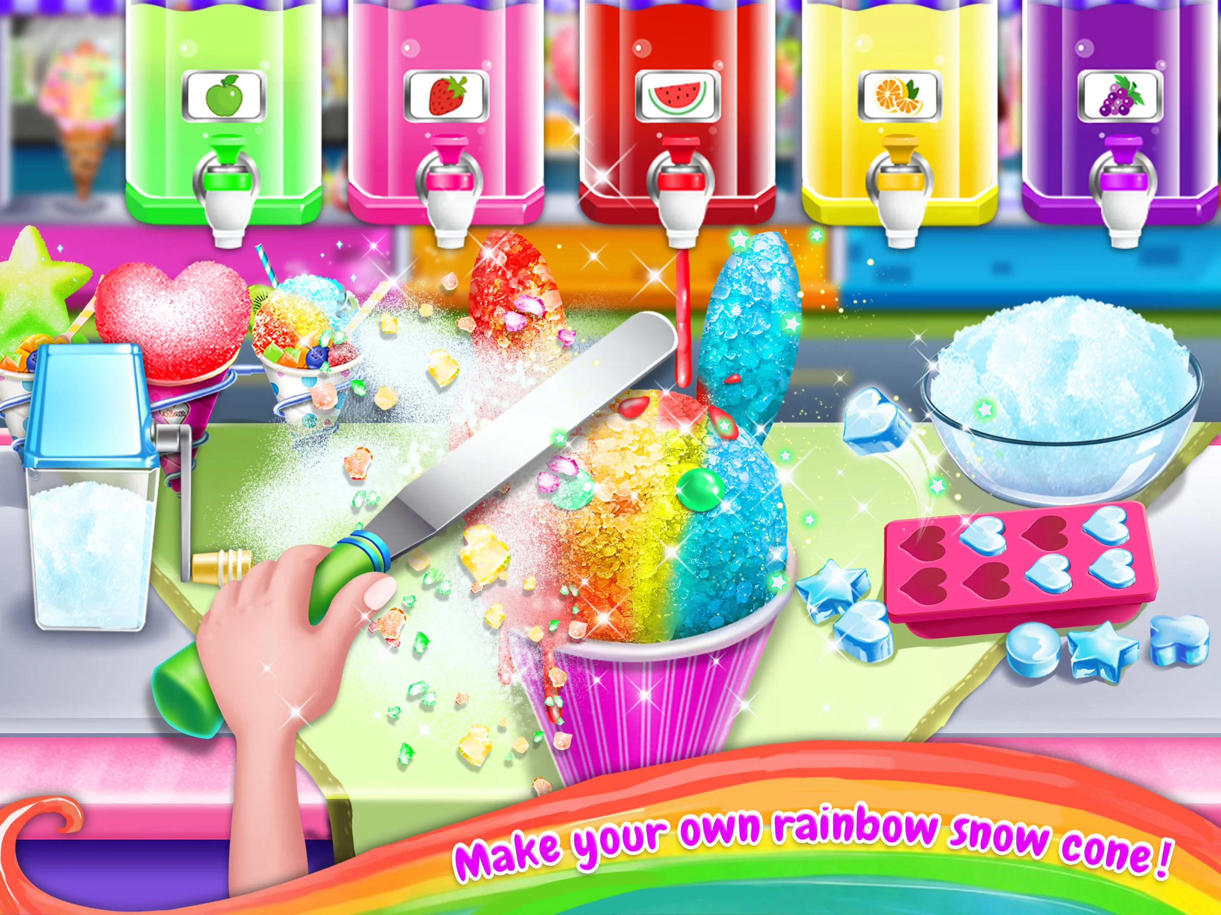 Summer Rainbow Frozen Foods Maker!