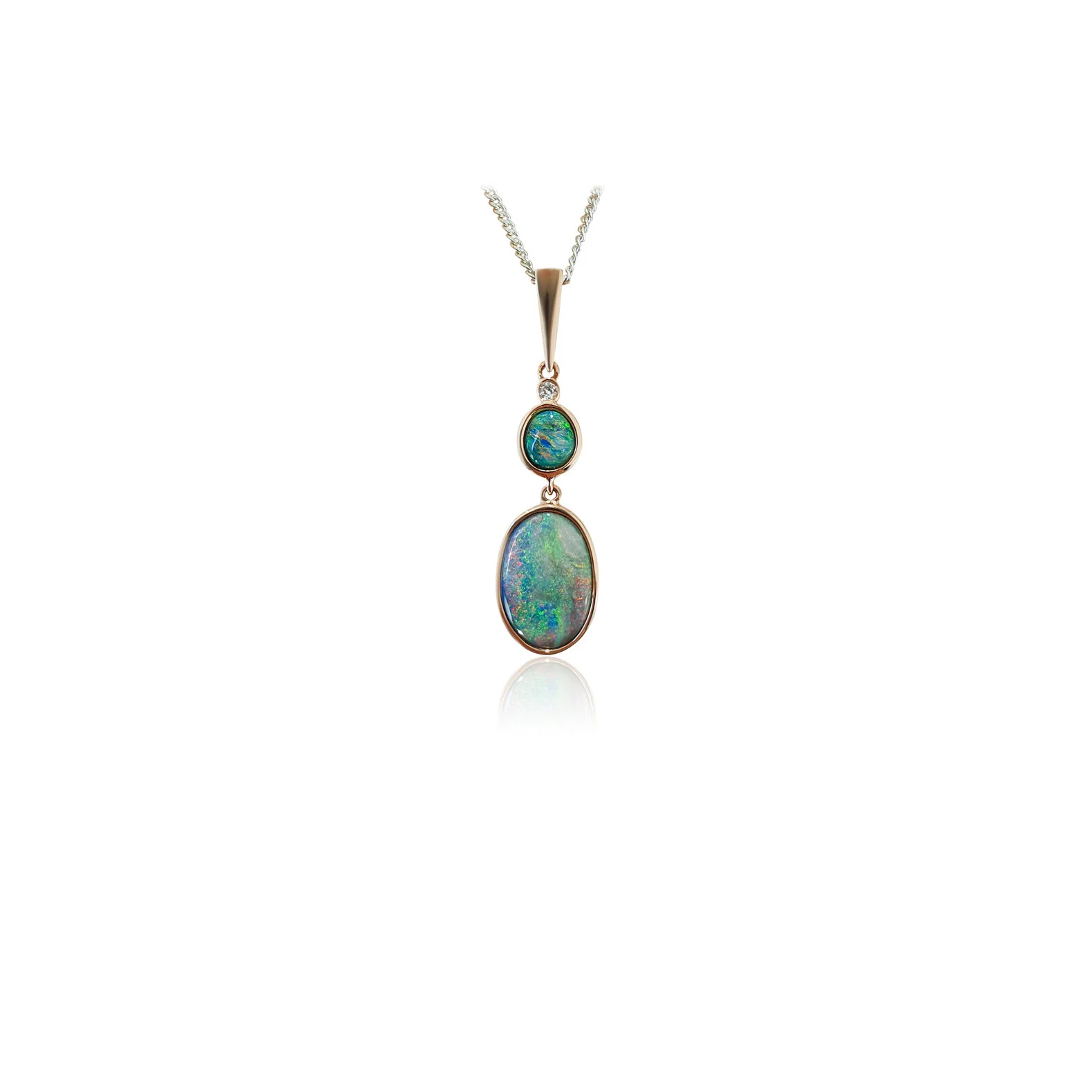 Black Opal Pendant — Altmann + Cherny