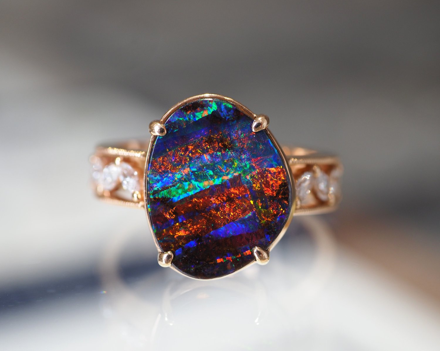 Boulder Opal Ring — Altmann + Cherny