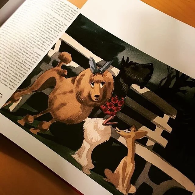 A little concept art from #ladyandthetramp hope this next book doesn't bark up the wrong tree #disneydogs #disneybooks #tobewished #disney