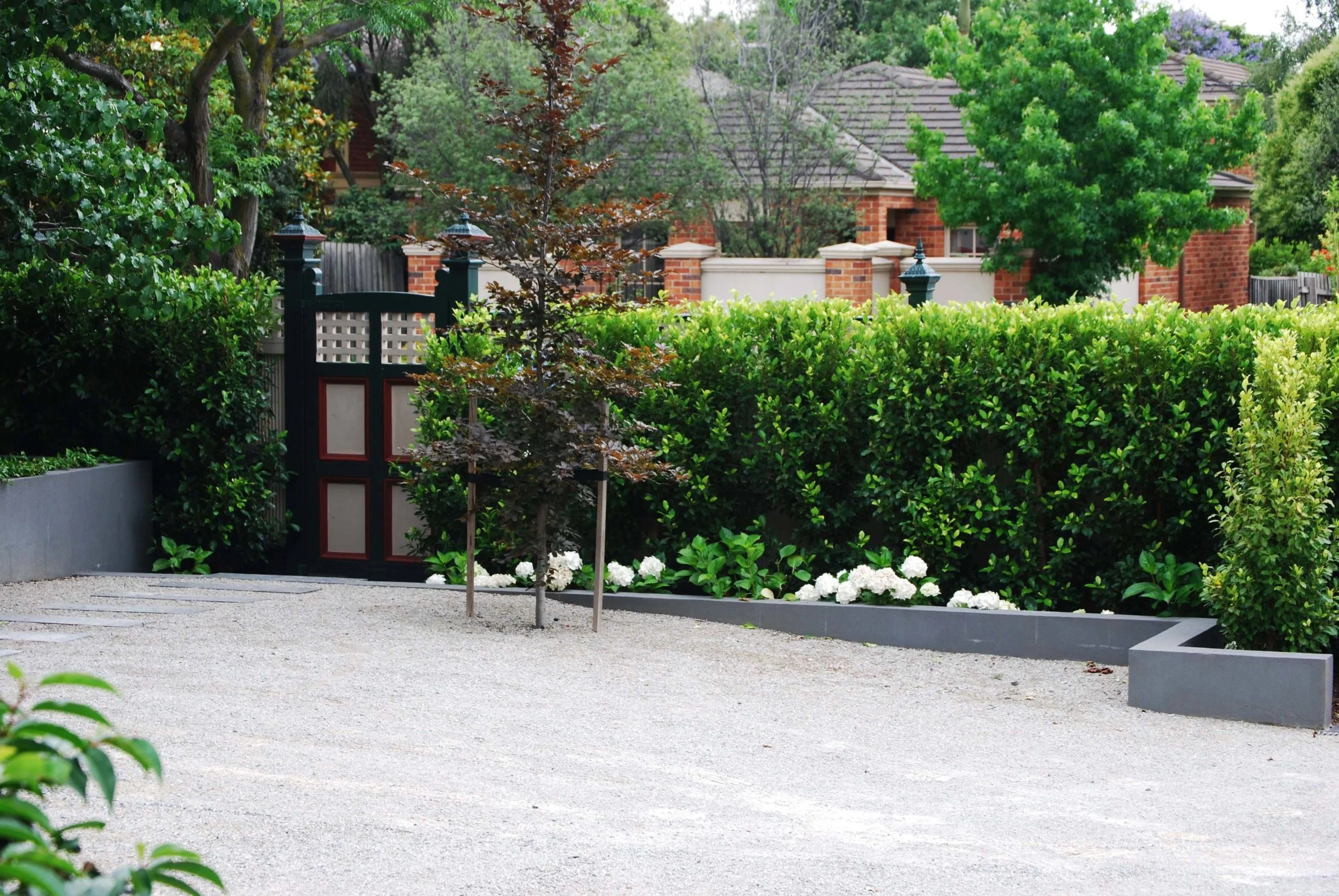 Front courtyard