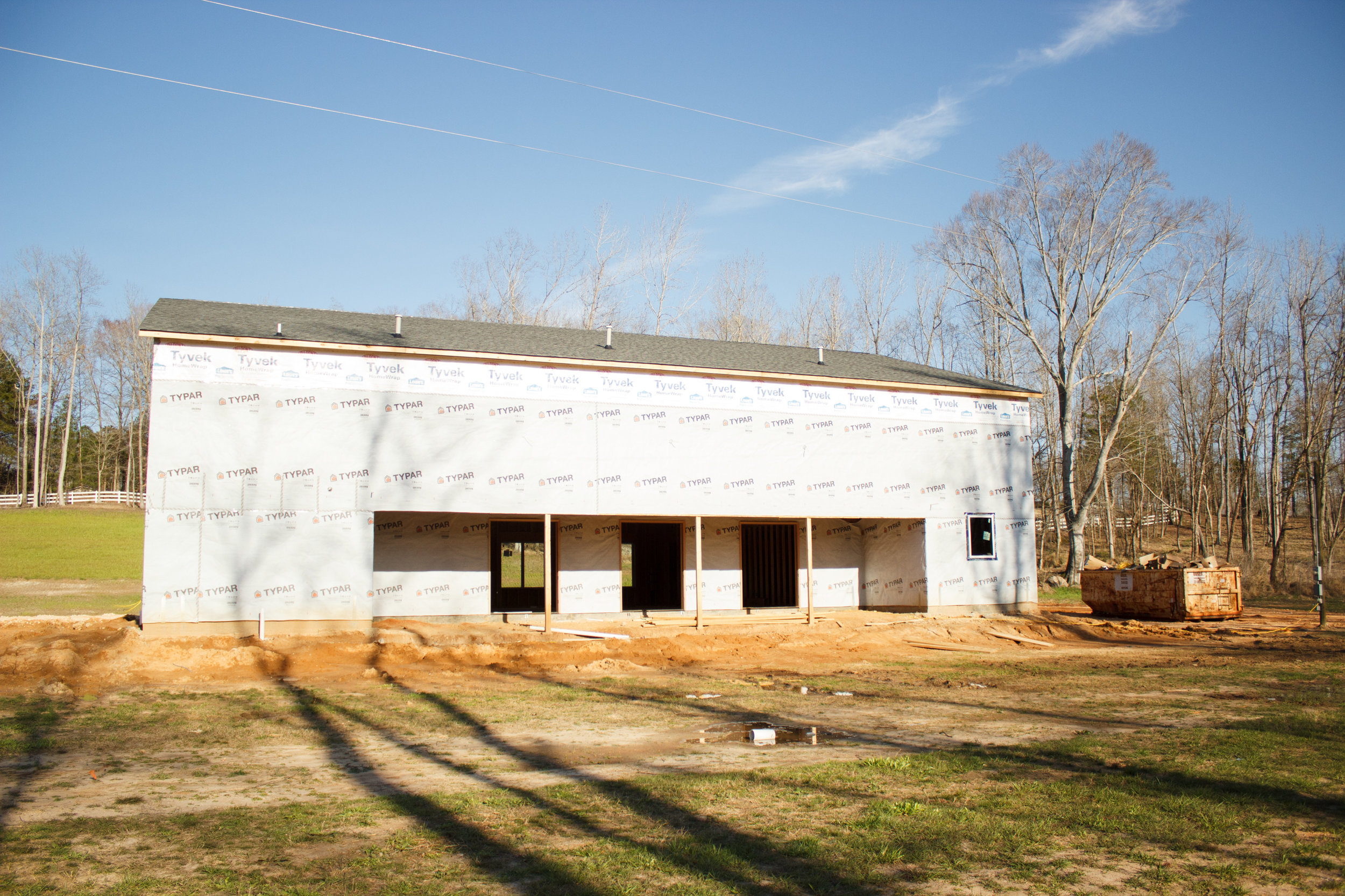 Another view of the covered side porch