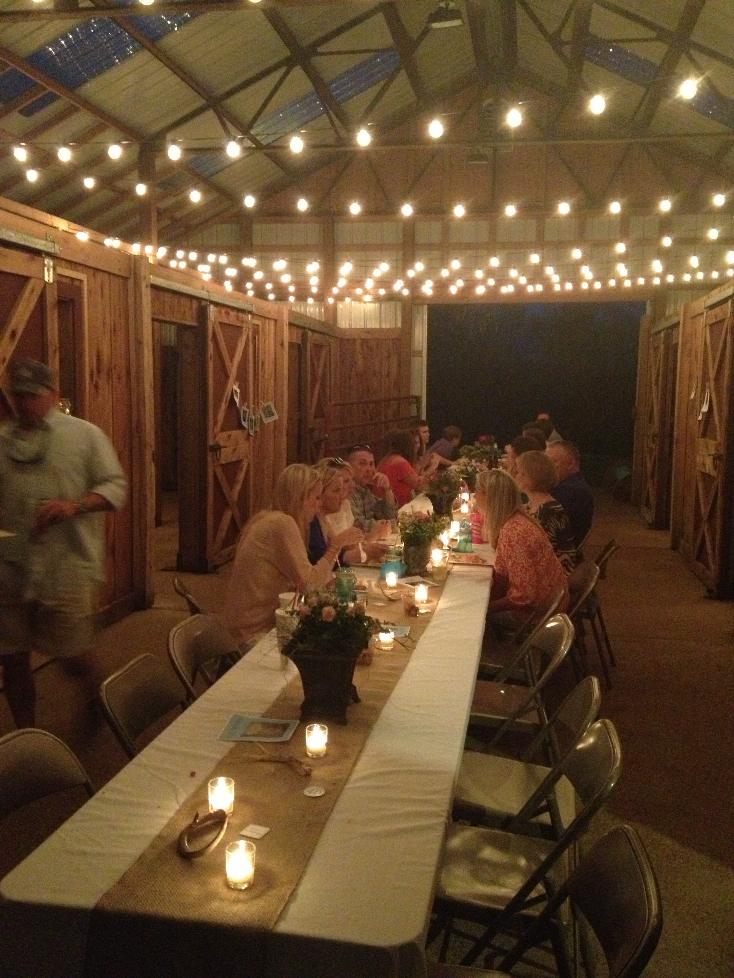 My friend Amy's 40th Surprise Birthday party in the Barn