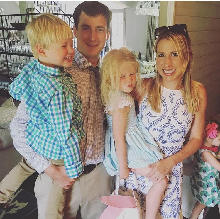 Rachel and her family on Easter