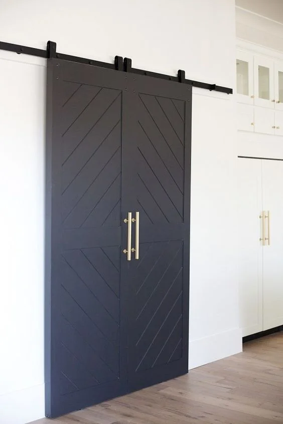 These doors were my inspiration for the doors that will hide The Tack Room (a hidden room to serve drinks, appetizers or late-night treats and favors to guests)