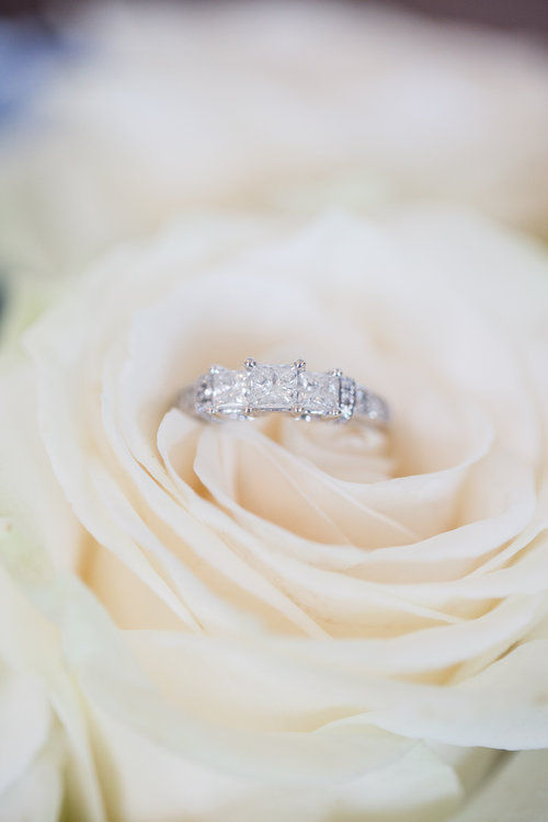 Wedding Ring in flowers