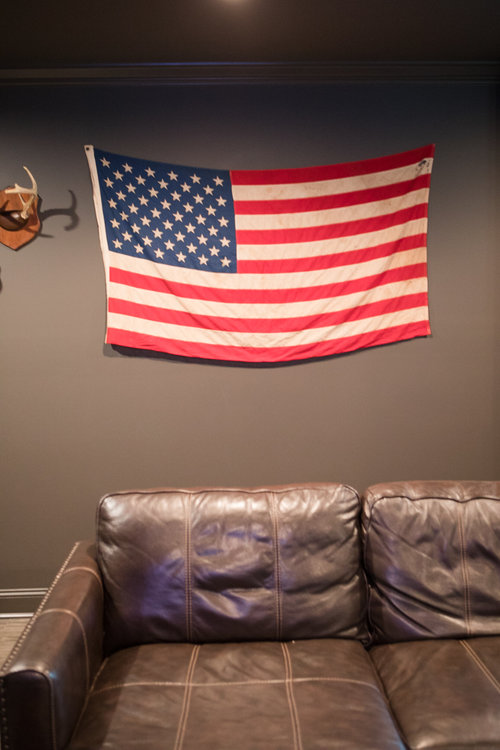 American Flag in Groom's Suite