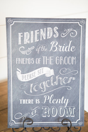 Wedding Party Welcome Sign