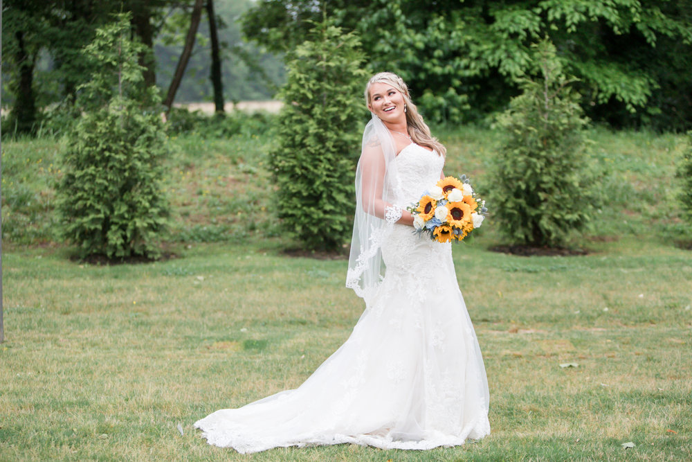 Bride Outdoors Tennessee Wedding Venue