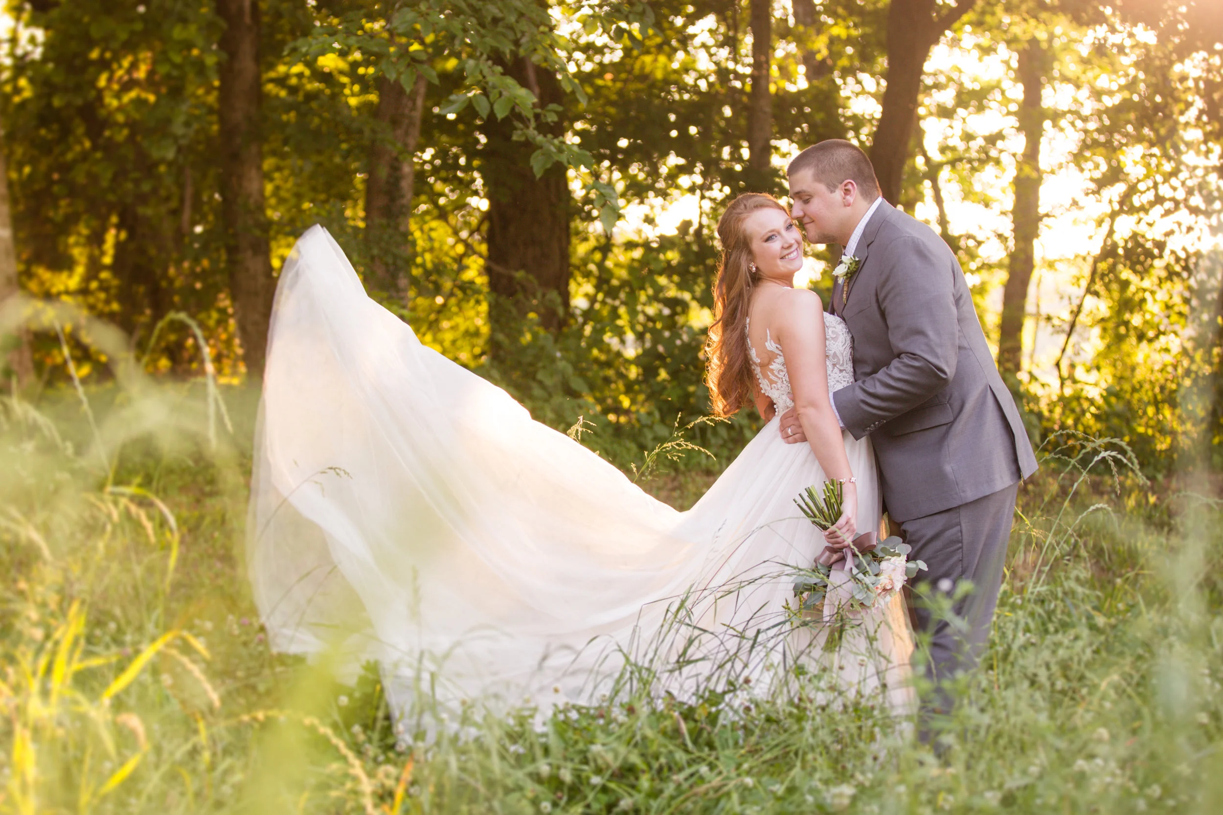 Real Weddings: Madison and KD's Spring Outdoor Wedding 
