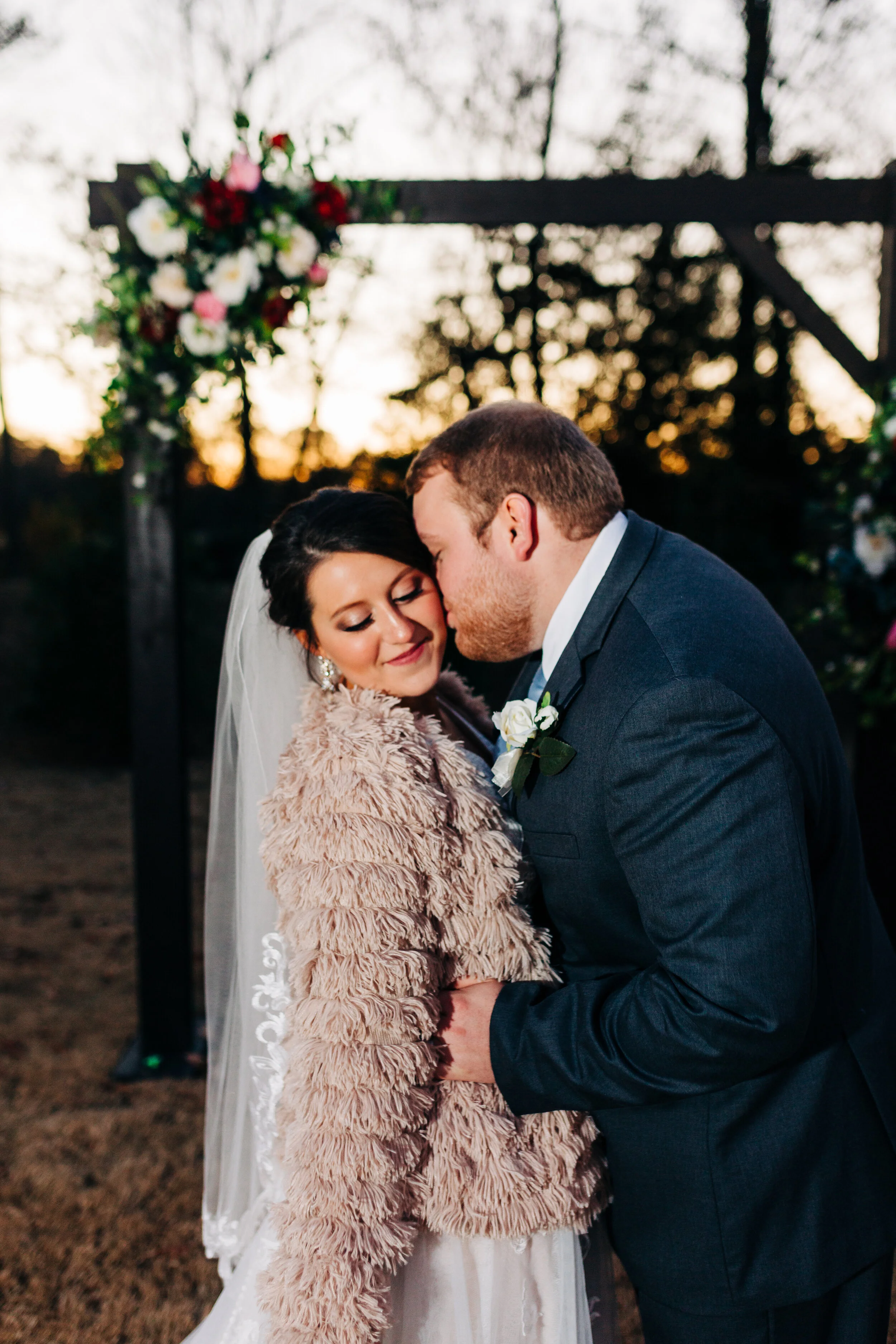 Real Weddings: Callie and Connor's Rustic Glam Wedding 
