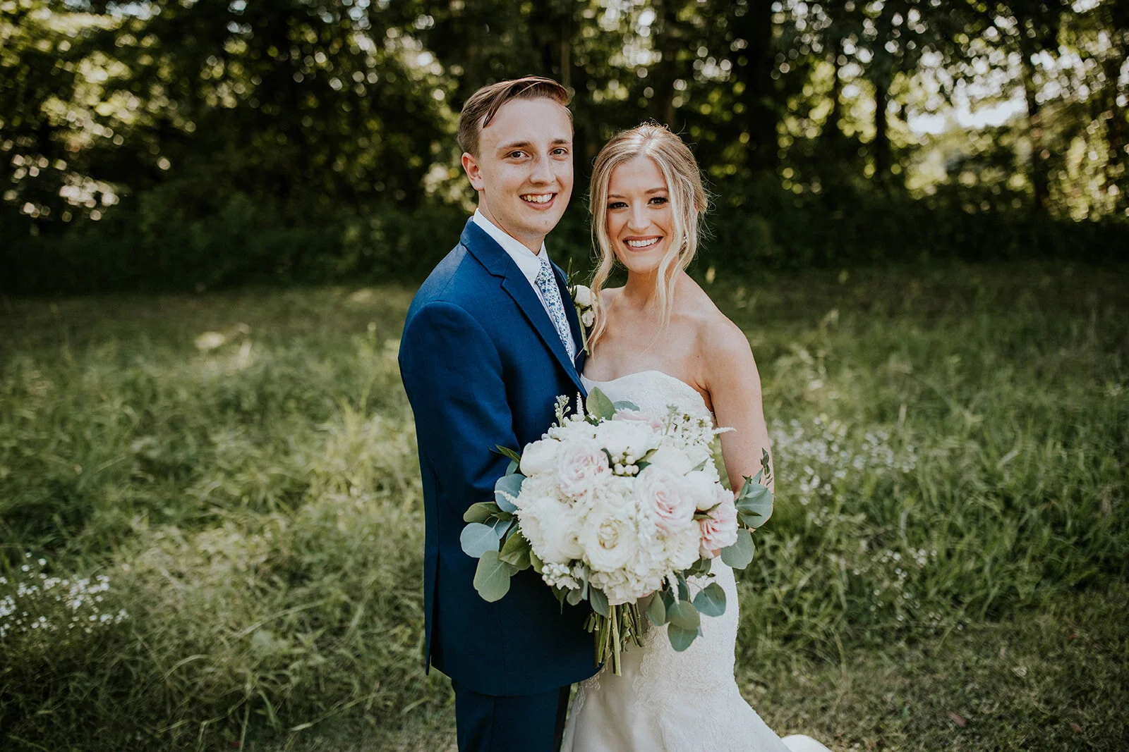 Real Weddings: Leah and Jonathan's Gorgeous August Wedding