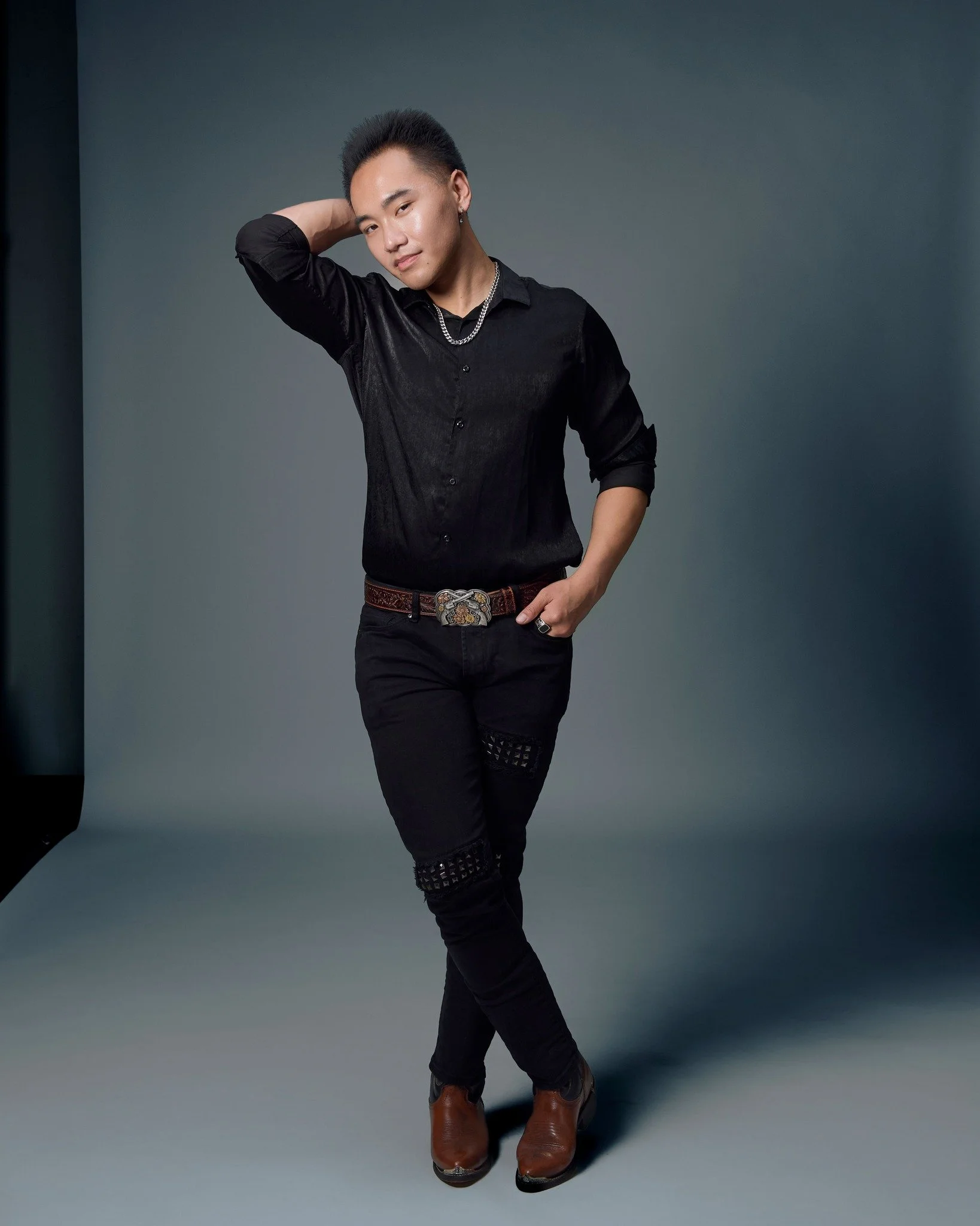 ✨ Vocalist, Presley Vang  was part of the Hmong Music Mentorship Program with @Pagnia Xiong  in June. Each attendee received a complimentary portrait to honor their music journey and story. Presley was such a natural in front of the camera&mdash;this