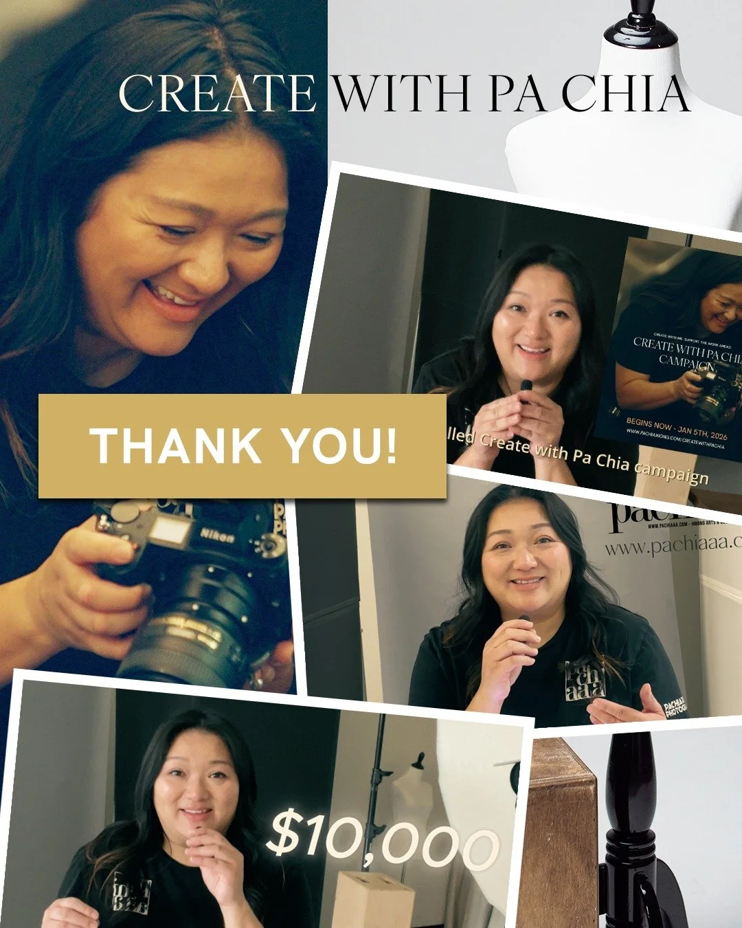 ✨Closing out the night with gratitude.✨

This crowdfund campaign changed me in real time. I recorded so many videos (haha), reworked my website, and even had family review my pledges and wording. No one could fully see the vision I was building, but 