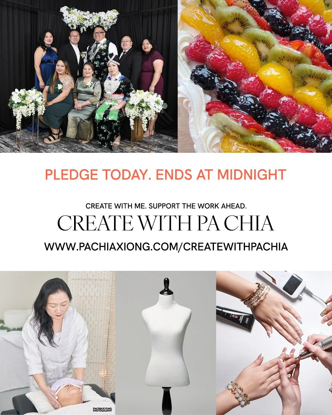 If you&rsquo;ve been quietly following along, this is your gentle nudge.

Create with Pa Chia is still open, and every bit of support helps carry this work forward. Thank you for being here.

Ends at Midnight. 🌙
Ways to support or share:
Venmo: http