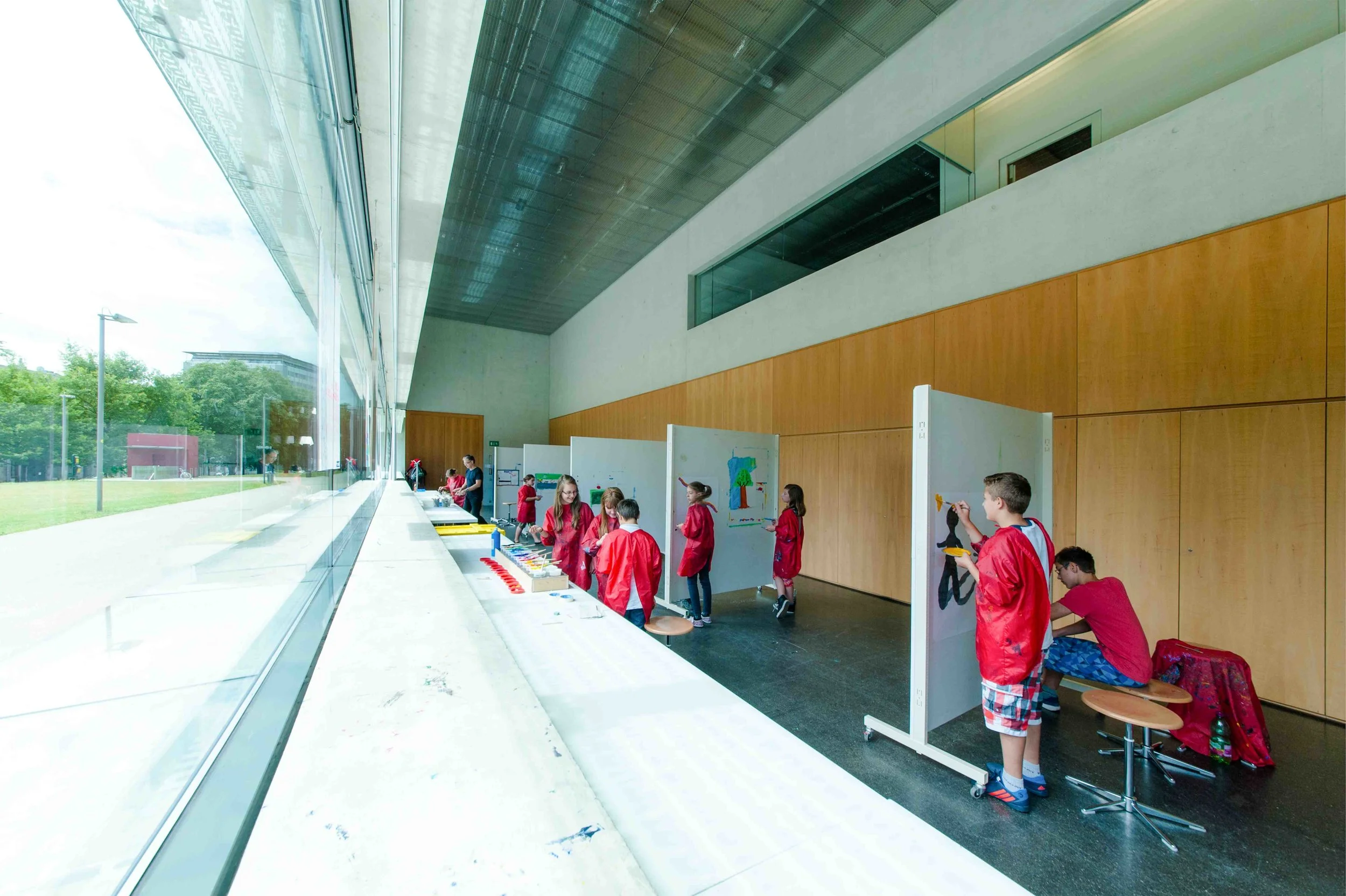 Das Donauatelier im Erdgeschoß des Lentos Museums. (c) MaschekS 2014